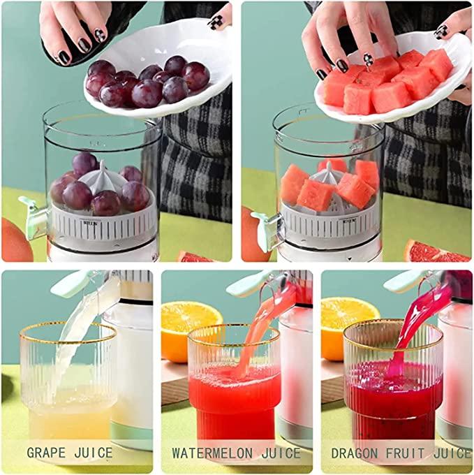 Electric Citrus Juicer, Instant Juice Machine For Fruit, 200ML Capacity - 45W Mini Portable Juicers